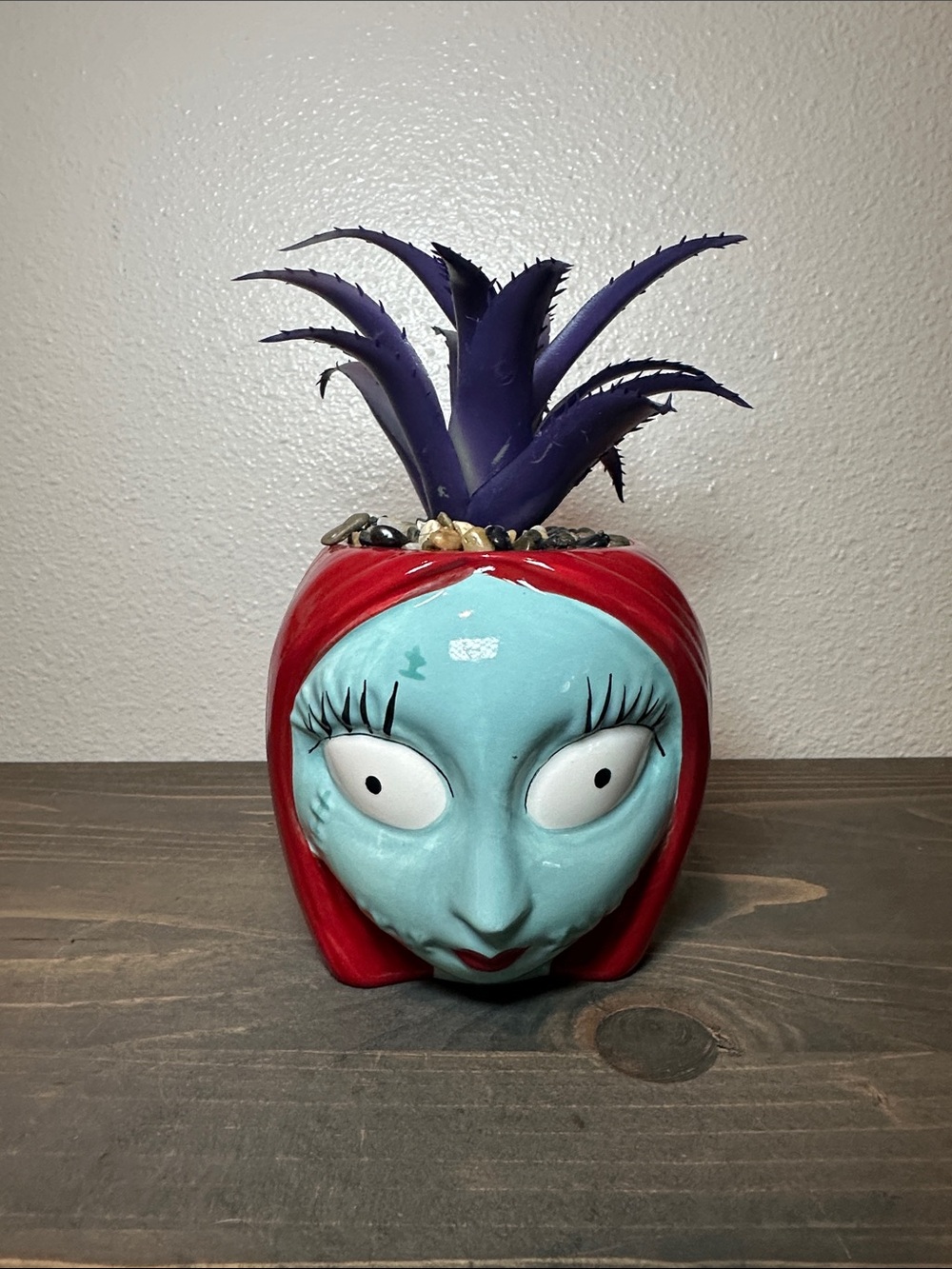 Disney Ceramic Face Planter in Blue, Red and Purple